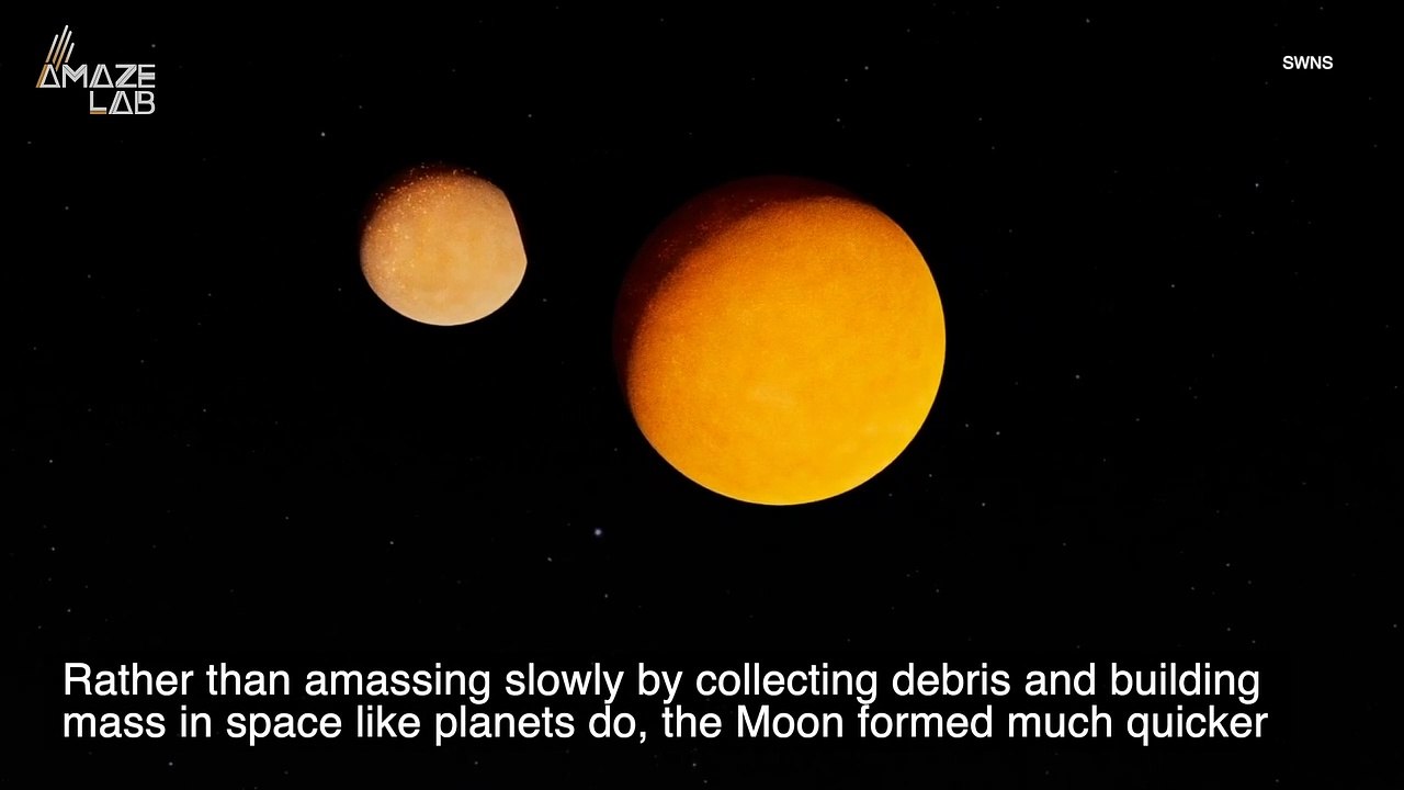 New Study and Must-see Simulation Finds the Moon Formed When Earth Smashed Into Another Planet