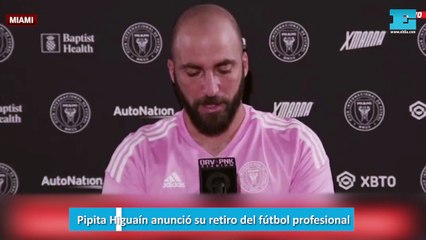 Pipita Higuaín anunció su retiro del fútbol profesional