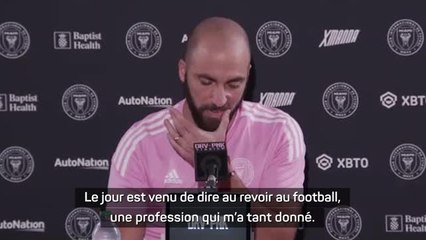 Retraite - Les adieux émouvants de Gonzalo Higuain