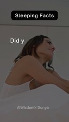 Psychology facts about Sleeping