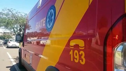Trabalhador cai de escada e fratura costela no Bairro Tropical