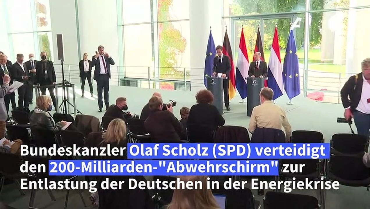 200-Milliarden-Abwehrschirm: Scholz verteidigt 'Doppel-Wumms'