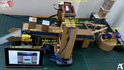 Arduino project product sorting system by Tensorflow Lite