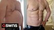 Man dubbed "the Belly king" is able to pose with shredded abs and a huge belly