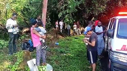 Accidente de Bus que transportaba migrantes