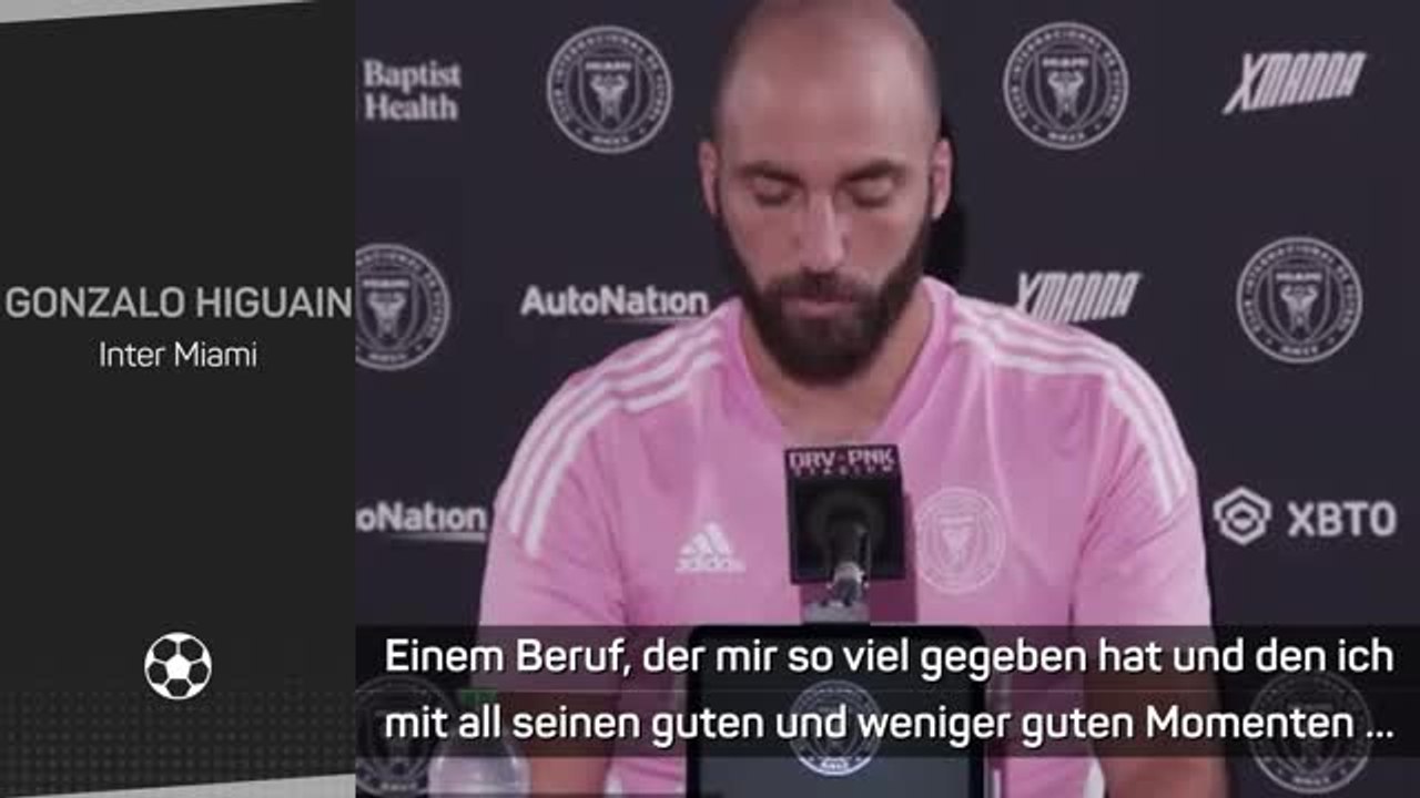 Higuain verkündet Karriereende unter Tränen