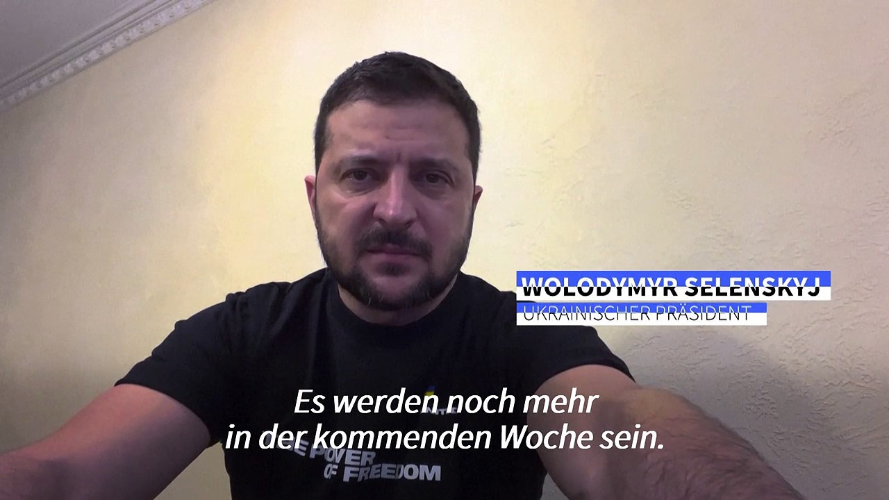 Selenskyj fordert Russen zum Sturz von Putin auf