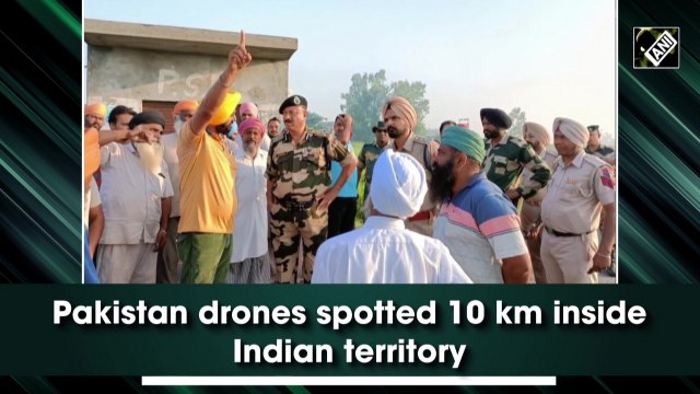 Pakistan drones spotted 10 km inside Indian territory