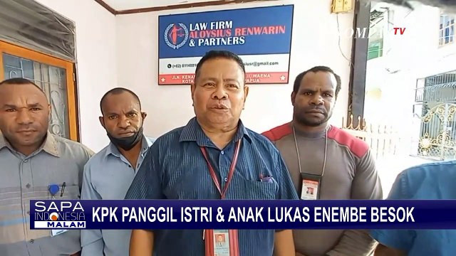 Dipanggil KPK, Kuasa Hukum Lukas Sebut Istri dan Anak Enembe Siap Penuhi Panggilan Besok!