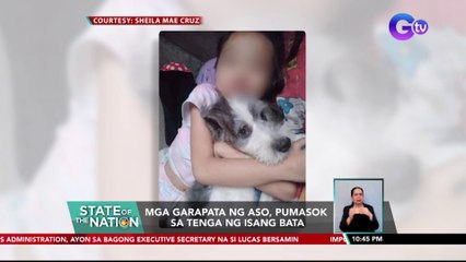 Mga garapata ng aso, pumasok sa tenga ng isang bata | SONA