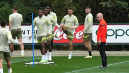 Champions league, il Milan si allena per il match col Chelsea
