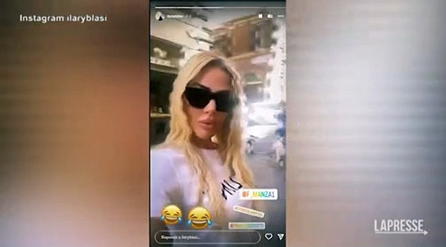 Ilary Blasi ironizza sui Rolex sottratti a Totti: il video davanti al negozio