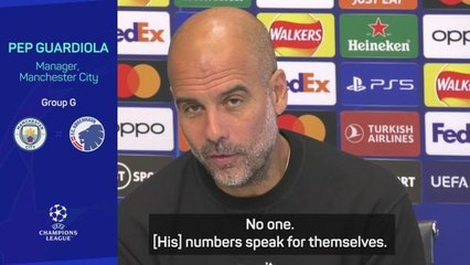 Haaland's greatness goes beyond numbers - Guardiola