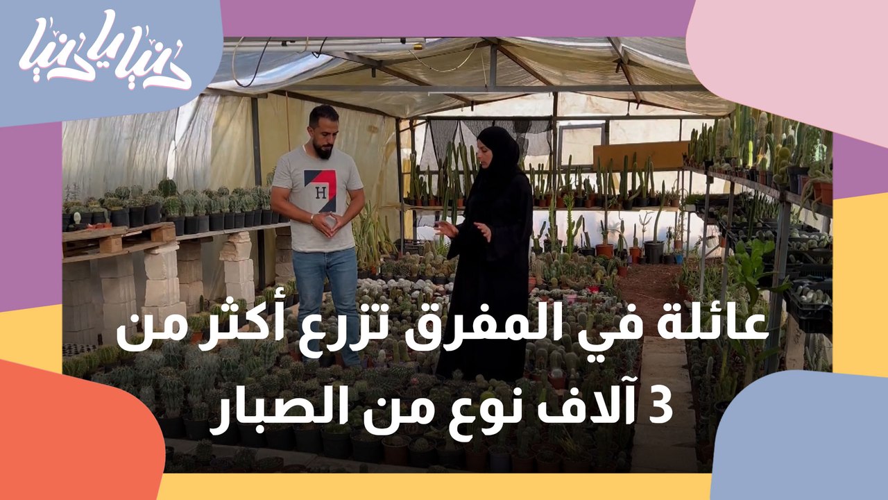 عائلة في المفرق تزرع أكثر من 3 آلاف نوع من الصبار في منزلها