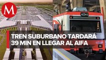 Tren Suburbano al AIFA tiene un avance físico de 36%: SICT