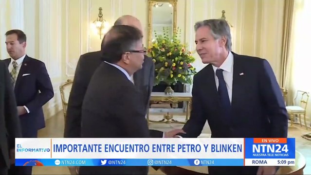Reunión Presidente Petro y Secretario de Estado de EE.UU. Antony Blinken