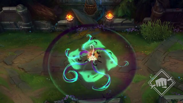 Prévia do PBE das novas skins Feiticeira para Anivia, Cassiopeia, LeBlanc, Neeko e Senna — Vídeo: Riot Games/Divulgação