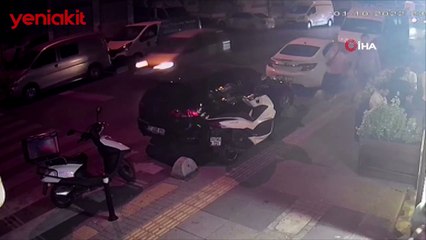 Yürekleri ağza getiren kaza! Ölümden saniyelerle kurtuldular...