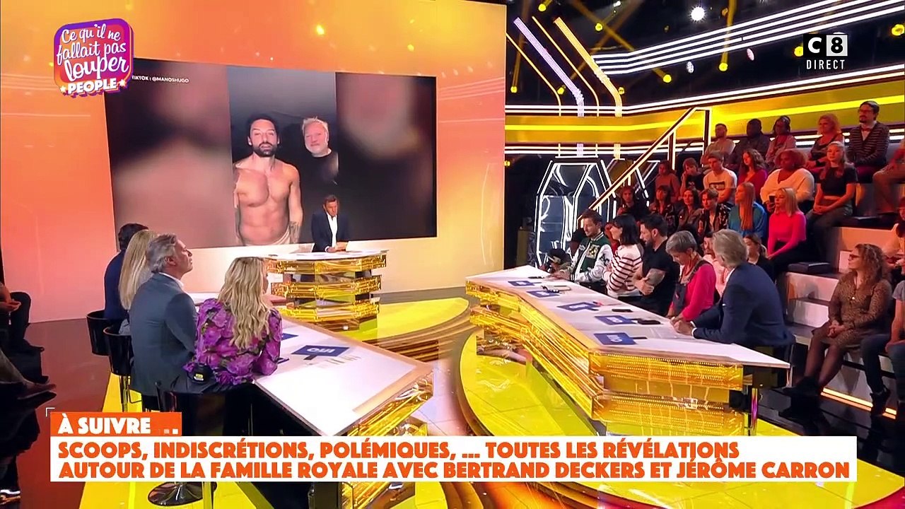 Hugo Manos s'est confié sur son couple avec Laurent Ruquier dans "Touche pas à mon poste" sur C8.