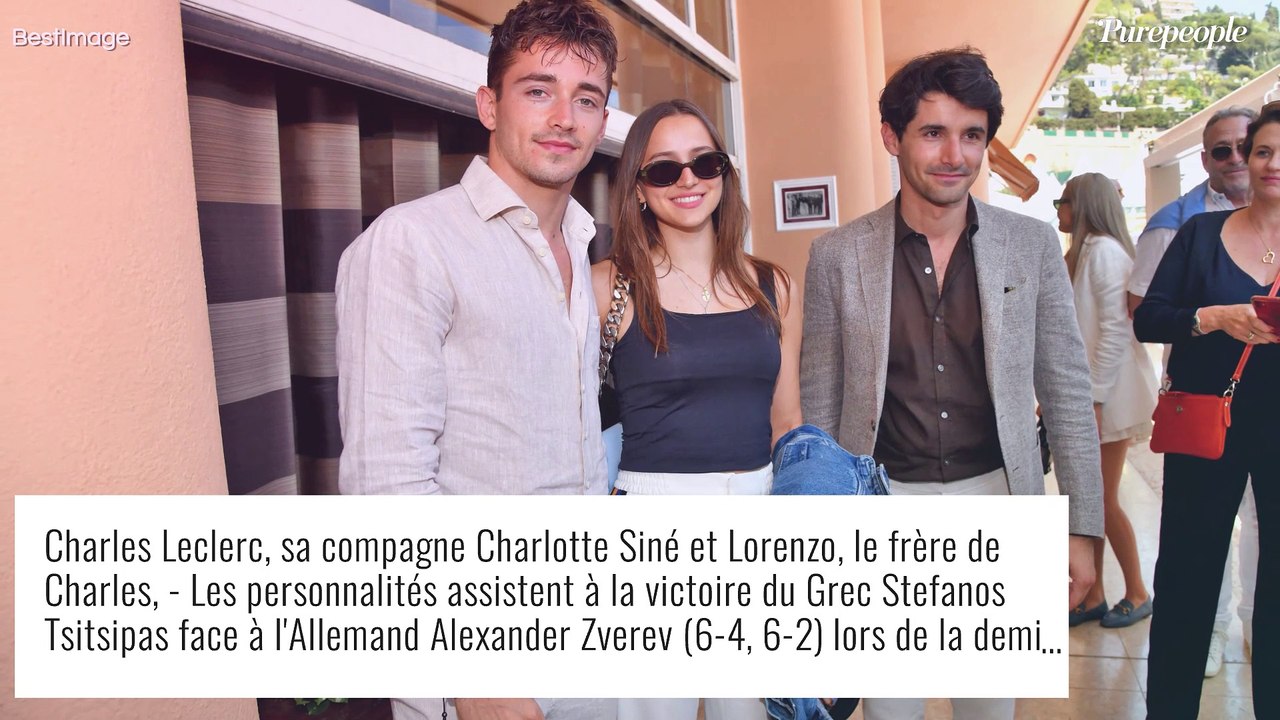 Charles Leclerc amoureux : baiser passionné avec la belle Charlotte, au milieu d'une foule de photographes