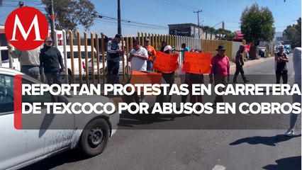 Bloquean vialidad por abusos en cobro de grúas en Texcoco