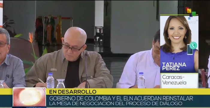Gobierno de Colombia y ELN ratifican el reinicio de diálogos de paz