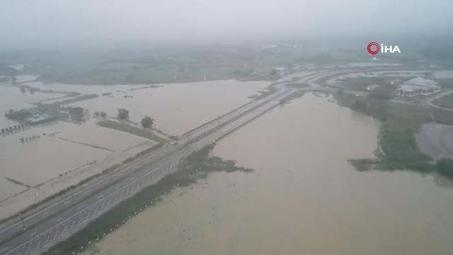 Muson yağmurları Tayland'da sele neden oldu