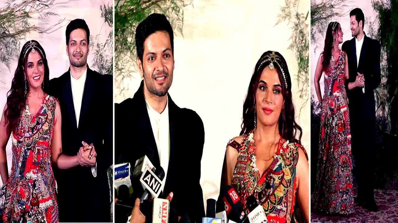 Richa Chadha Ali Fazal Reception:  Ali-Richa Reception के बाद Media से बात करते वक्त हुए Emotional!