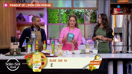 Panqué de limón con moras con la Chef Linda Cherem