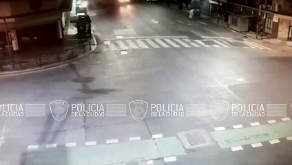 Choque en Corrientes y Callao