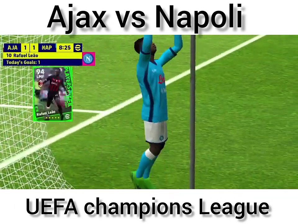 Ajax vs Napoli UEFA champions League 2022.