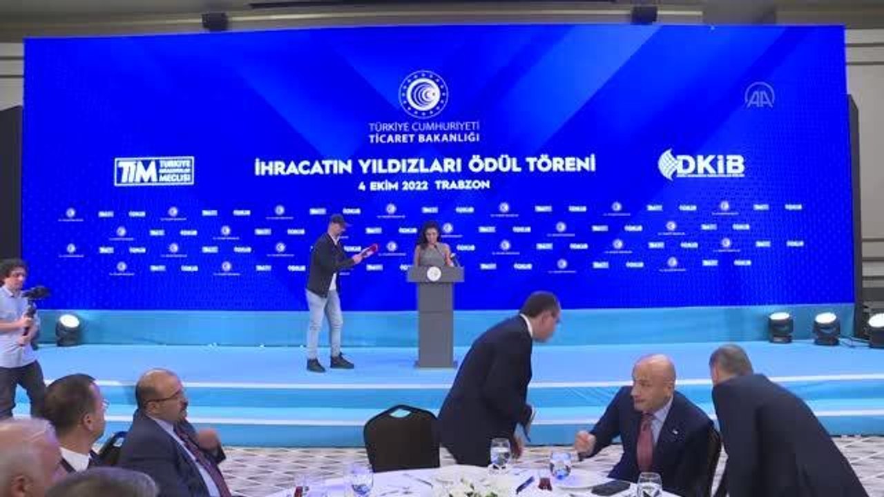Trabzon haberleri | Ticaret Bakanı Muş, Trabzon'da "İhracatın Yıldızları Ödül Töreni"nde konuştu Açıklaması