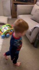 Boy's Bottle Flipping Backfires