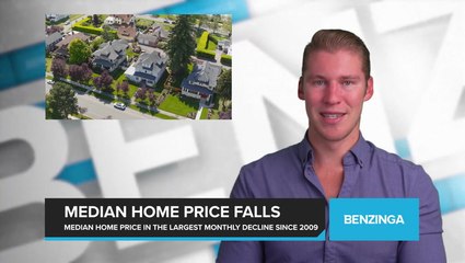 Median Home Price Falls
