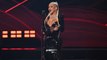 Christina Aguilera Paired Her Black Work Pants With a Latex Bustier