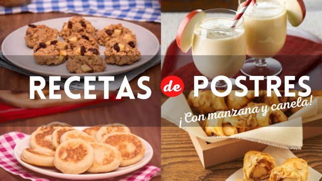 ¿Que preparar de postre hoy? 4 recetas con manzana y canela | Cocina Vital