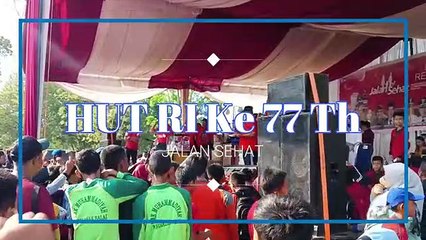Jalan Sehat di Pemkab BANYUASIN dlam rangka HUT RI Ke 77 Th _Doorprize 1 Unit  Sepeda Motor