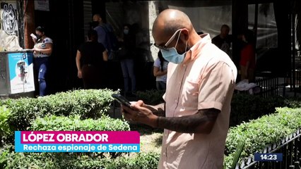 López Obrador rechaza espionaje de la Sedena