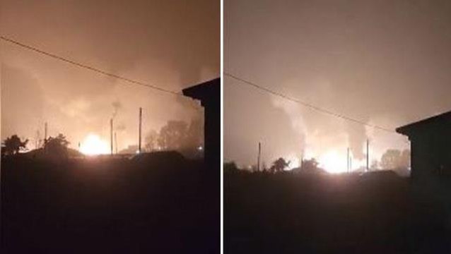 Kuzey Kore füze atışı denemesi yapmıştı, ertesi gün Güney Kore'de askeri üs patladı! Bölgede sıcak saatler