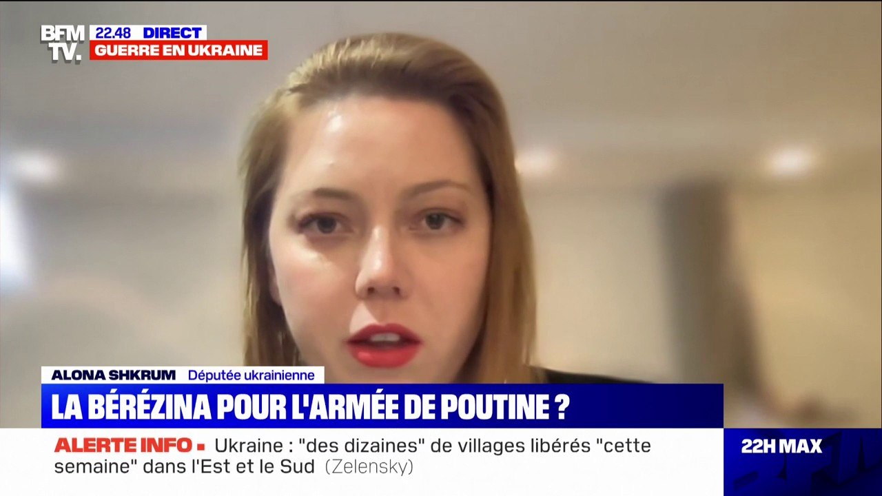 Alona Shkrum, députée ukrainienne: "Les soldats russes ne comprennent pas pourquoi ils sont là"