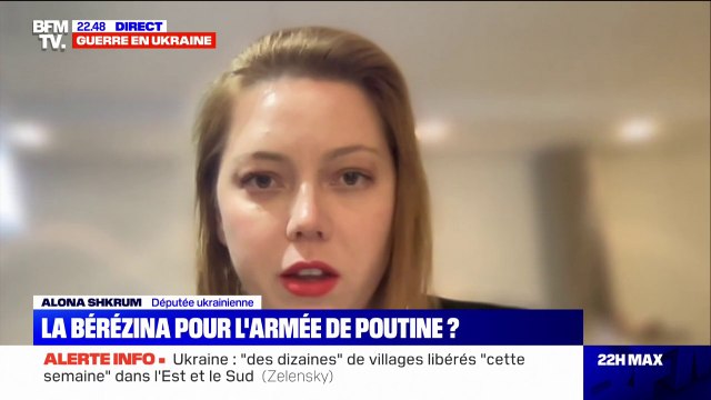 Alona Shkrum, députée ukrainienne: Les soldats russes ne comprennent pas pourquoi ils sont là