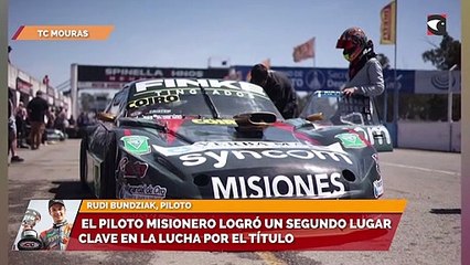 El piloto misionero logró un segundo lugar clave en la lucha por el título