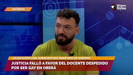 Justicia falló a favor del docente despedido por ser gay en Oberá