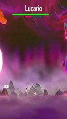 Pokémon Sword - Dynamax Lucario Used Max Rockfall!