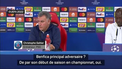 Groupe H - Galtier : "Pas surpris que Benfica soit à ce niveau-là"