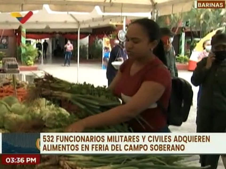 Barinas | Más de 500 funcionarios de unidades militares son favorecidos con Feria de Campo Soberano