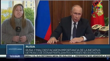 Los presidentes de Rusia y Mali ratificaron el fortalecimiento de lazos de cooperación