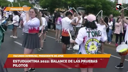 Estudiantina 2022 balance de las pruebas pilotos