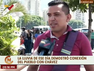 Caraqueños rememoran el último cierre de campaña del Pdte. Hugo Chávez