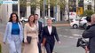 Legal representatives arrive with Bruce Lehrmann and Brittany Higgins for the second day of trial | October 5, 2022 | Canberra Times